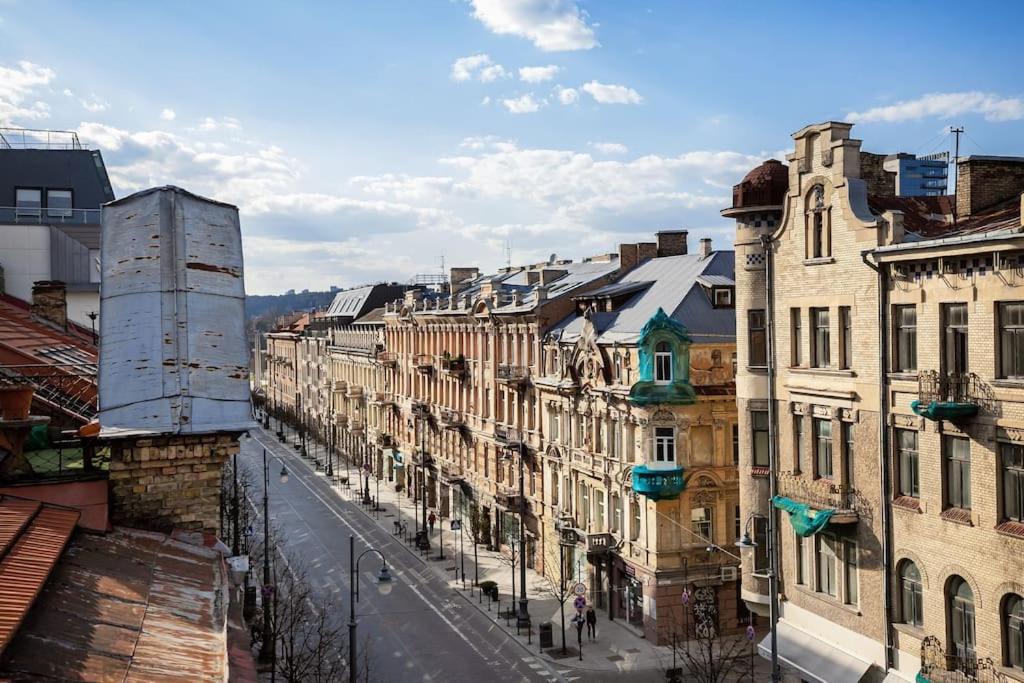 Luxury Apartment In Gediminas Avenue With Terrace Vilnius Ngoại thất bức ảnh